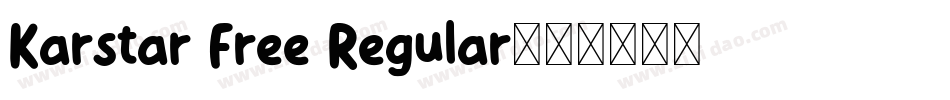 Karstar Free Regular字体转换